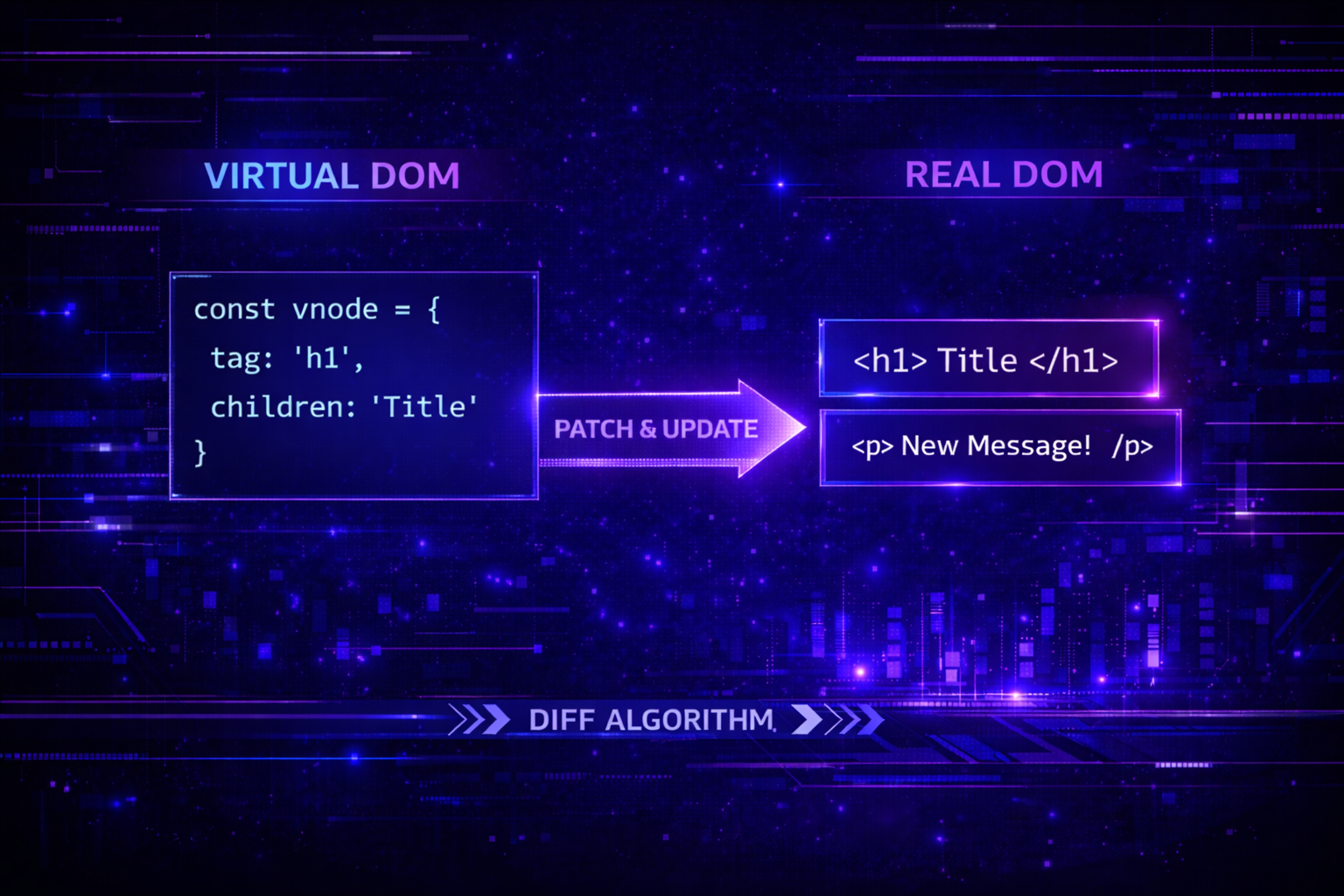 Virtual DOM por baixo dos panos: construindo um mini-framework do zero