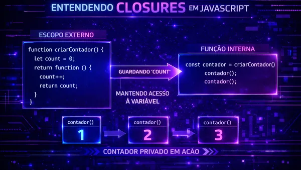 Closure no JavaScript: explicação simplificada