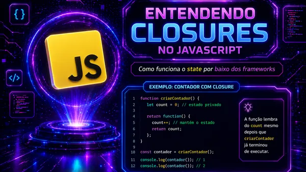 Closure no JavaScript: explicação simplificada