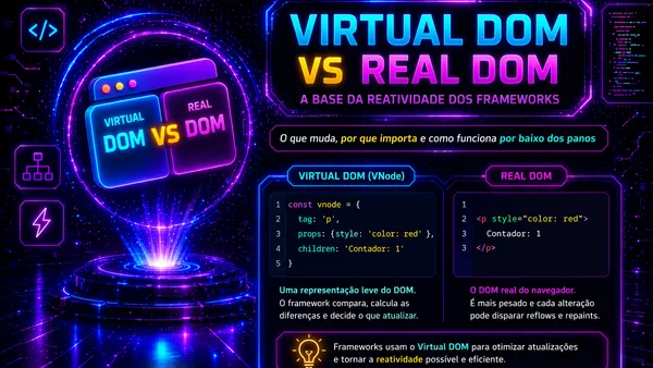 Virtual DOM por baixo dos panos: construindo um mini-framework do zero
