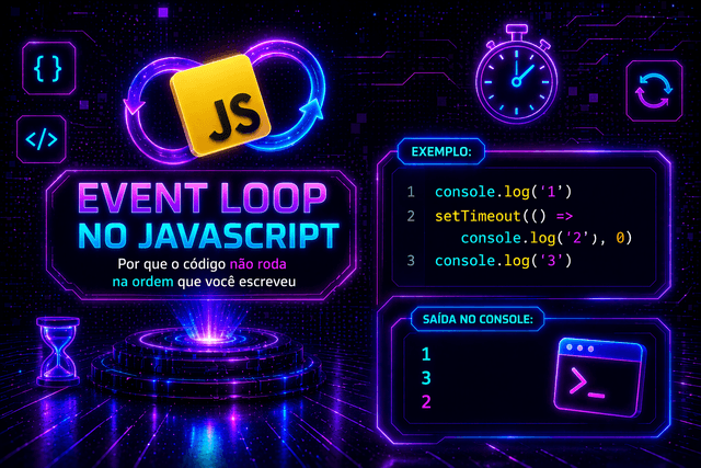 Event Loop no JavaScript: por que o código não roda na ordem que você escreveu
