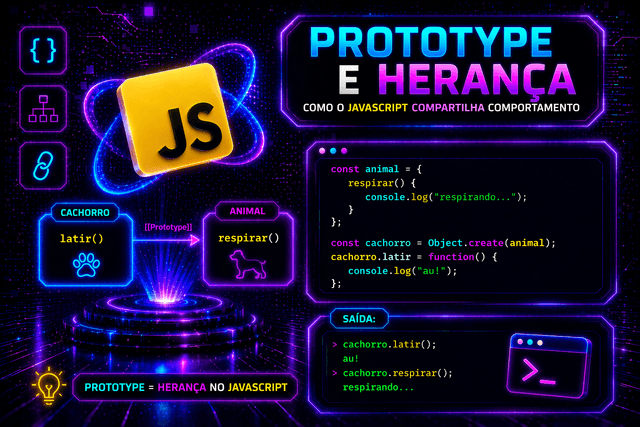 Prototype e herança: como o JavaScript compartilha comportamento